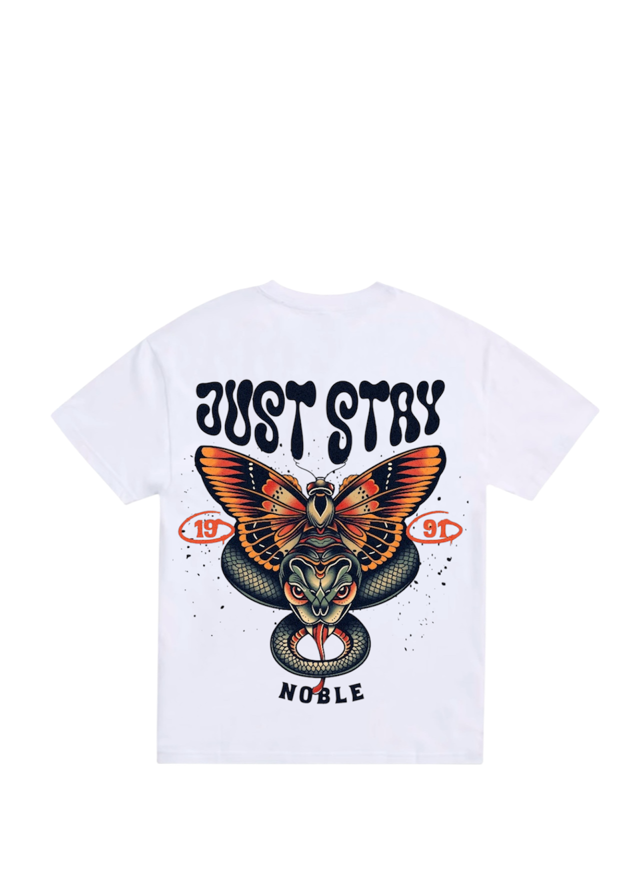 Orange Moth & Snakes